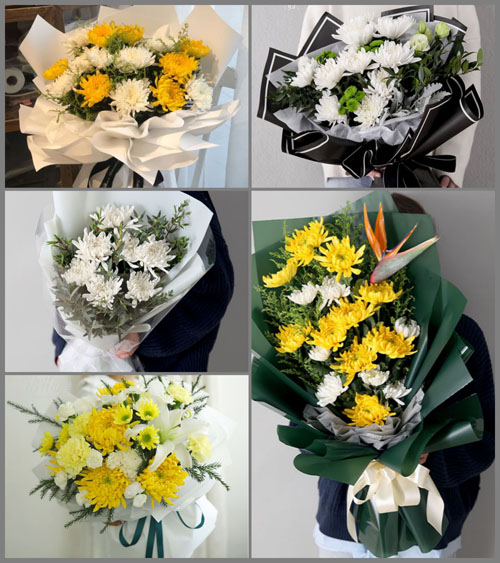 广东广州市番禺区市桥街道丹山村白事花束代送
